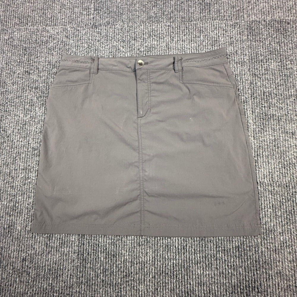 Eddie Bauer‎ Travex Gray Athletic Skort Hiking Outdoor Shorts Skirt T14 21751070